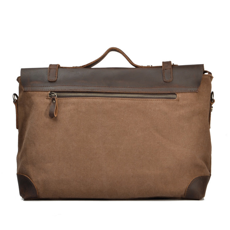 Vintage Leather Messenger Bag