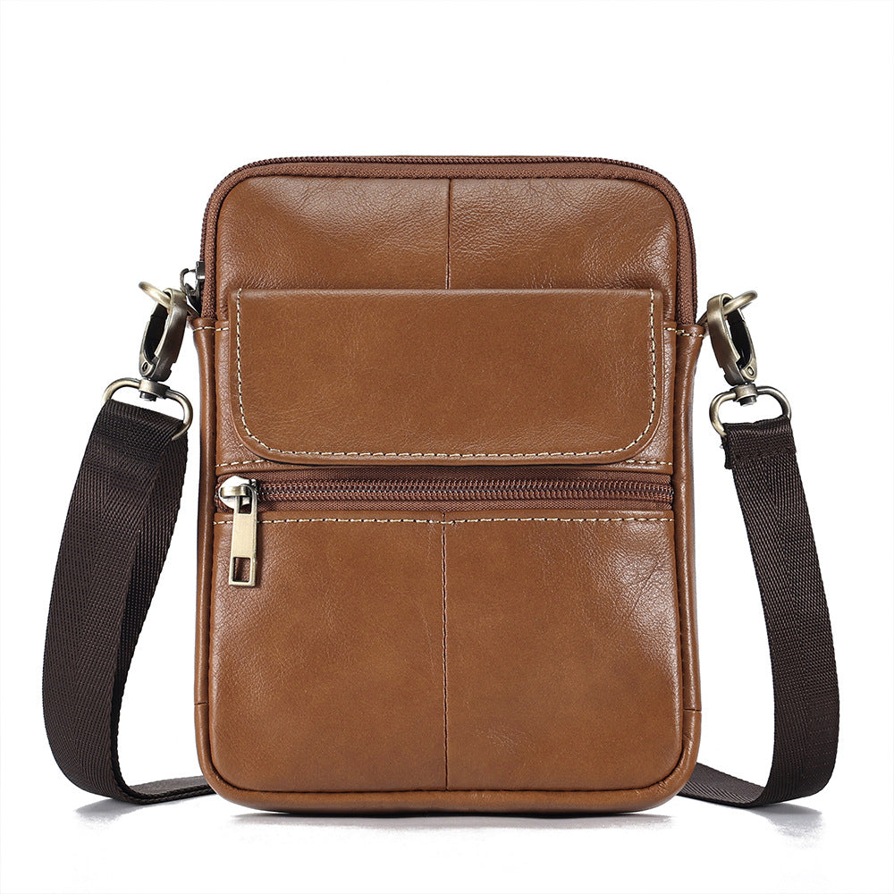 Small Vintage Leather Crossbody Bag