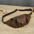 Vintage Leather Crossbody Bag (Multi-Use Waist & Chest Pack)